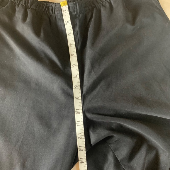 Alia Pull On Elastic Waist Crop Pants ~ Size 14P ~ Black ~ High Rise - Picture 4 of 8